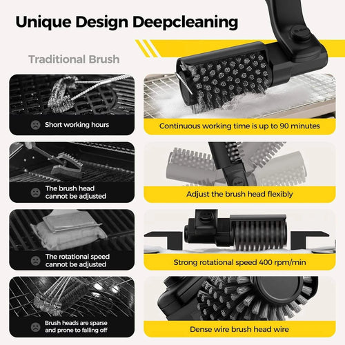 Lervo's Electric Grill Brush