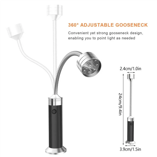 Lervo's Adjustable 360 Degree Grill Light