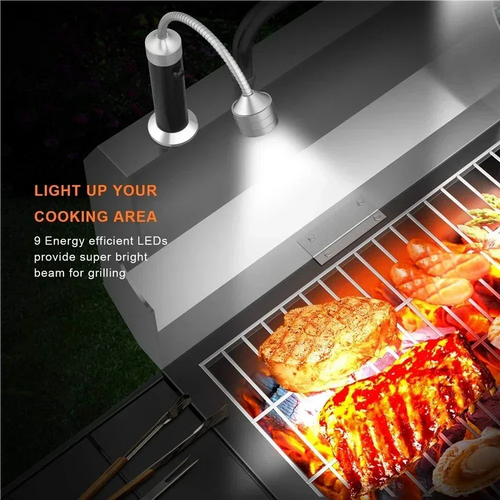 Lervo's Adjustable 360 Degree Grill Light